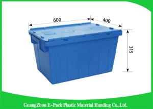 Quality Euro Storage Plastic Attached Lid Containers Rentable Moving For Transportation And Logistics wholesale