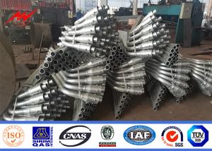 Quality 12m Single Arm Street Light Pole Square Galvanised Lamp Post wholesale