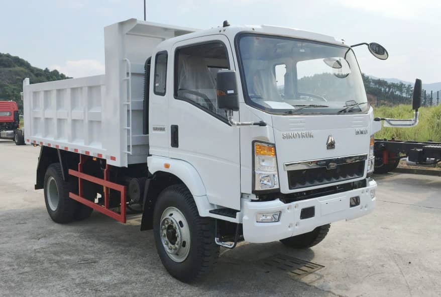 Small dump truck