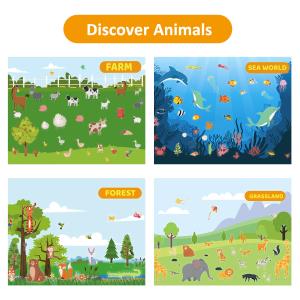Quality Large Reusable Stickers Book 200 Plus Repositionable Kids Exceptional Learning wholesale