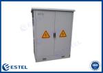 IP45 Windproof Outdoor Telecom Enclosure with Two Compartments