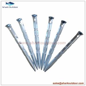 Quality Ripple steel tent pegs tent stake 18cm wholesale