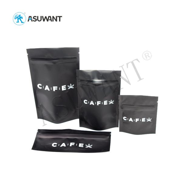 Biodegradable Coffee Tea Bags Flat Bottom Side Gusset Coffee Bean / Tea