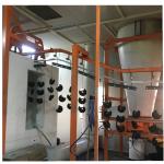 Horizontal Powder Coating Line Natural Gas Heating Powder Painting