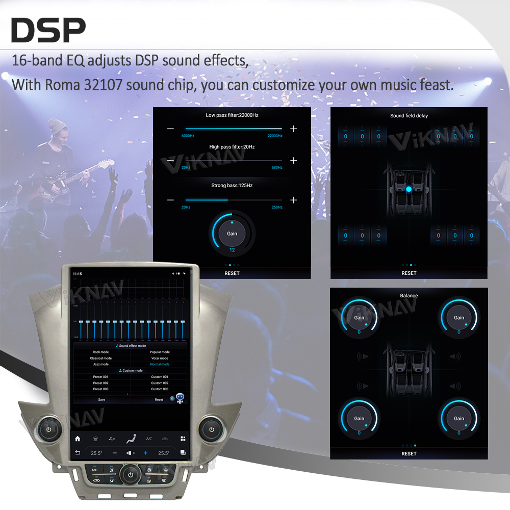 14.4 inch Android 11 Car Radio For 2014-2020 Chevroler Suburban Tahoe GMC Yukon Carplay GPS Navigation Multimedia Player