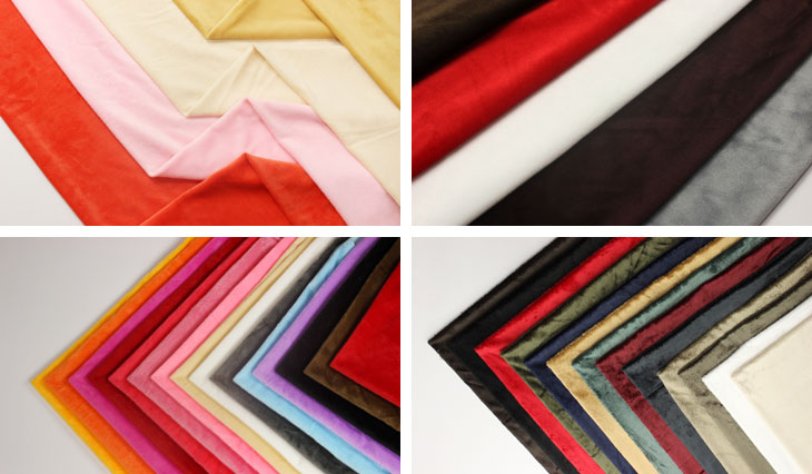 Anti - Static Plush Fabric For Stuffed Animals Super Soft Velboa
