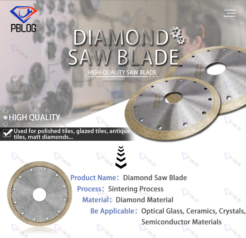 Round 150mm Diamond Saw Blade For Glass / Ceramics And Stone