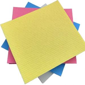 Quality Scratch Proof Casabella Cellulose Sponge Cloths Washable Compostable Dish Cloths wholesale