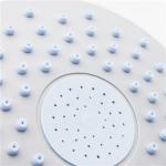 Light ABS Ceiling Mounted Shower Head , High Pressure Round Shower Head 19CM