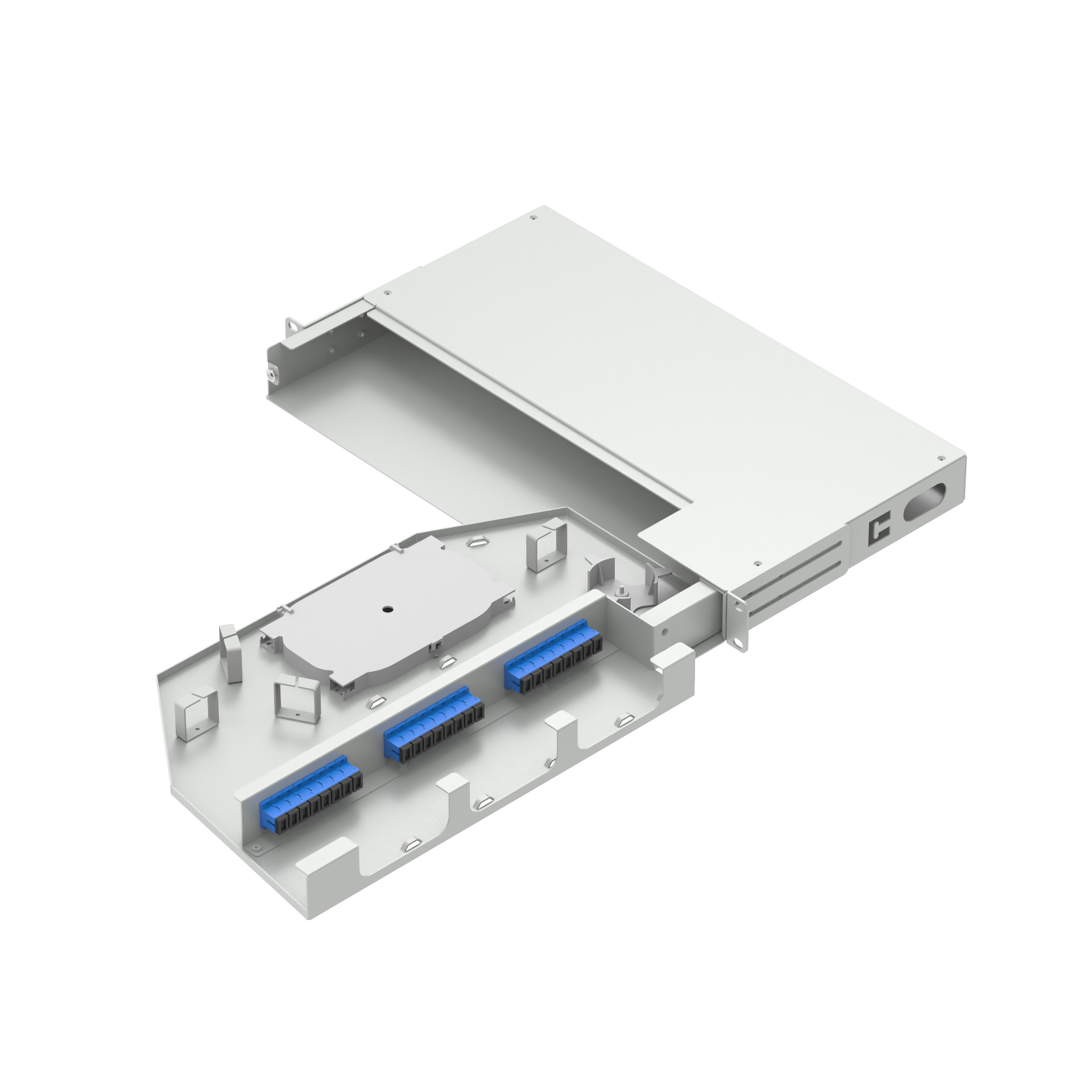Sub Optic Distribution Frame 24 Cores Swing Patch Panel for Network FTTH Data Centers