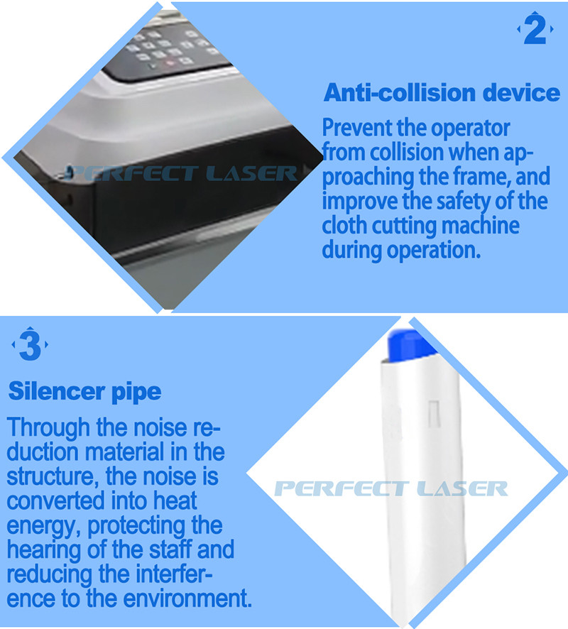 Automatic Multi-Layer Fabric Cutting Machine for Cotton / Nylon / Wool / Artificial Leather-PE-B2025II