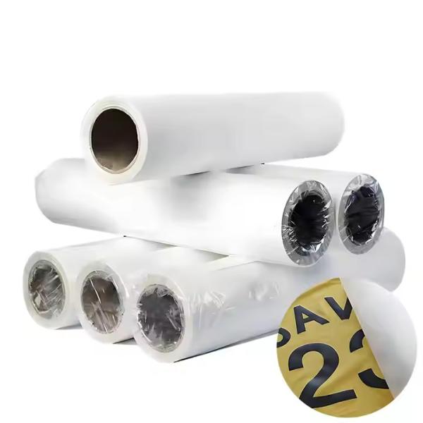 60CM x 100M DTF PET Film ingle-Sided White Heat Transfer Film for Custom