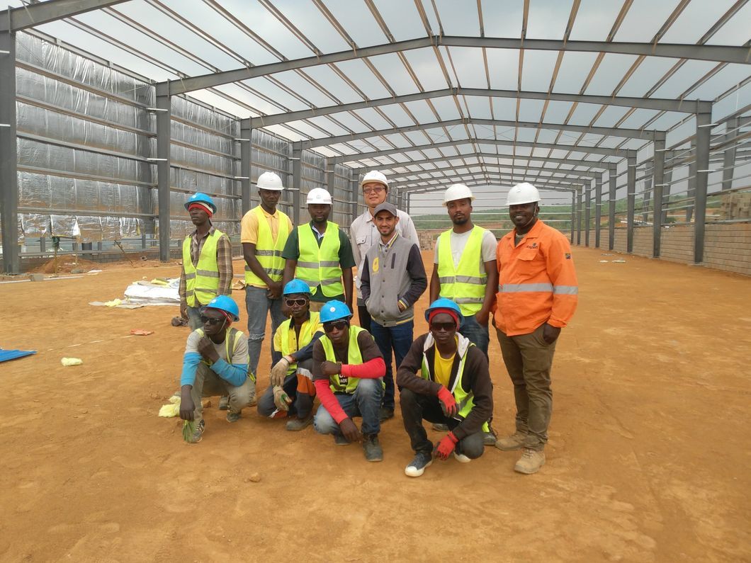 Hot DIP Galvanized Welded Ms Steel Metal Structure Frame