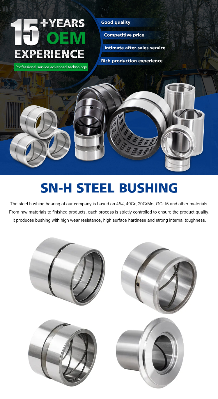CAT Backhoe Excavator Pins And Bushings HRC58-62 Hardness