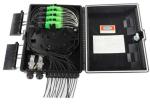 Waterproof Terminal Box 2 Inlet 16 Outlet 16 Ports Ftth Fiber Optic Distribution