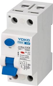 China 10kA 2 Pole RCBO Household Circuit Breaker PR8HE 4 Pole on sale