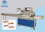 50/60hz Energy Bar Packaging Machine , Flow Food Horizontal Packing Machine