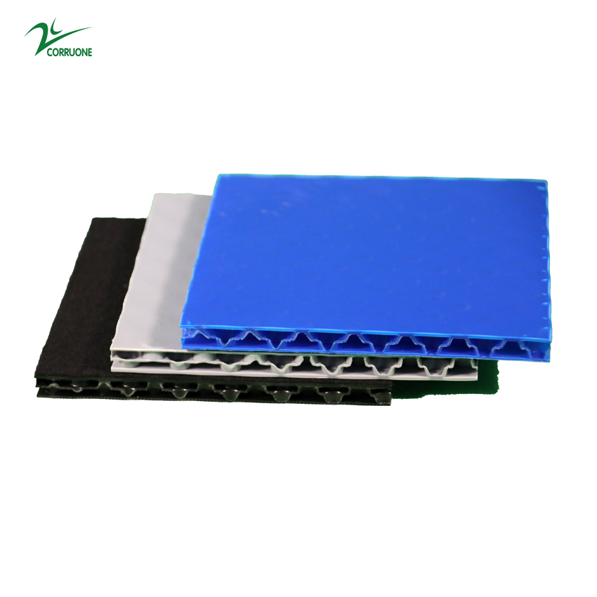 3500gsm Coroplast 4x8 PP Honeycomb Sheet For Construction Use