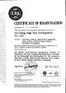 Jin Cheng High Tech CO.,LTD Certifications