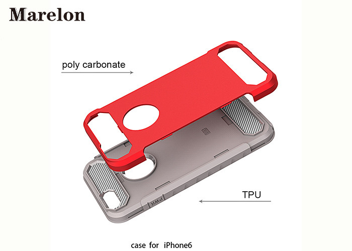 Shockproof Soft Iphone 6 6s Plus Phone Case Ultra Thin Anti - Slip Two Sides