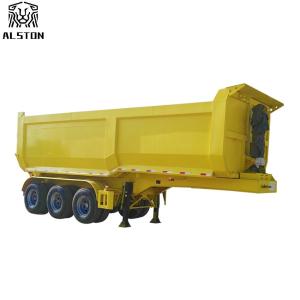 Quality Sand Transport Tri Axle End Dump Trailer 40 Ton 50 Ton wholesale