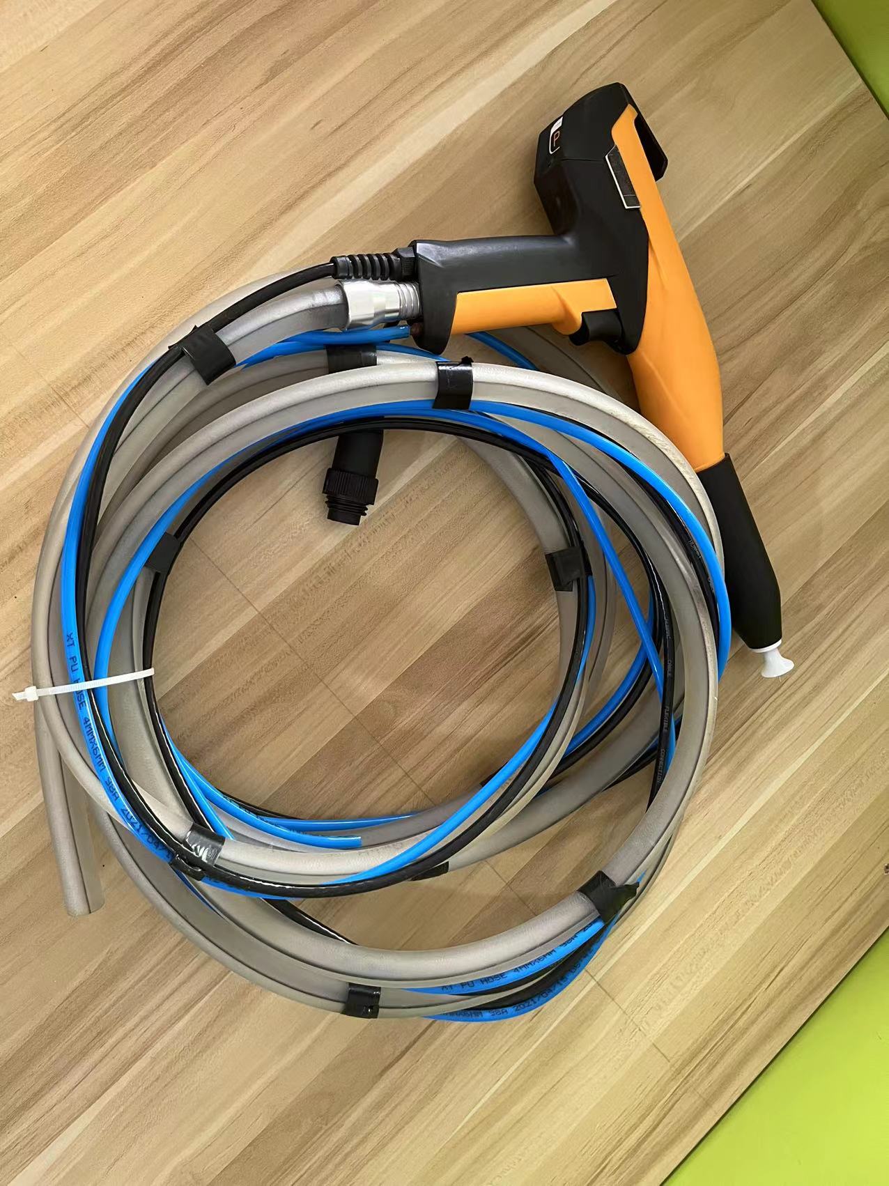 Steel Substrate Gema OptiFlex 2 Powder Coating Spray Gun with Control Unit 220V.380V