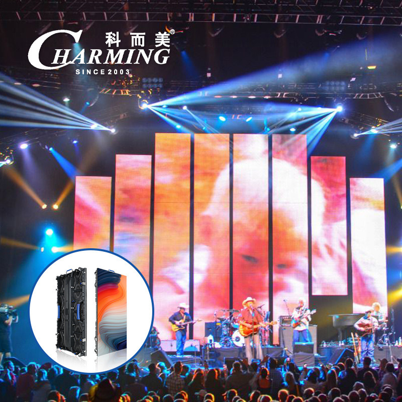 Outdoor Full Color LED Video Wall Display , Rental Video P3.91 LED Screen
