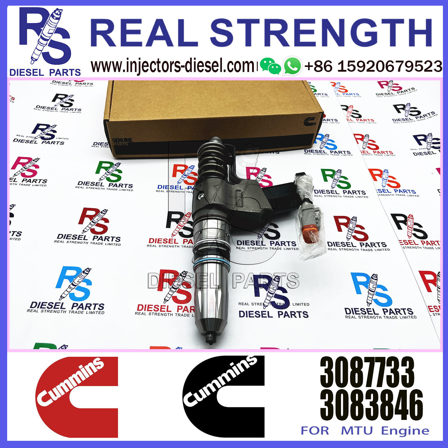Diesel Fuel Injector N14 Common rail injector 3087733 3087560 3411752 3411765
