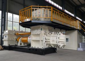 Quality Diesel Engine Hollow Clay Red Bricks Manufacturing Machine Vacuum Extruder wholesale