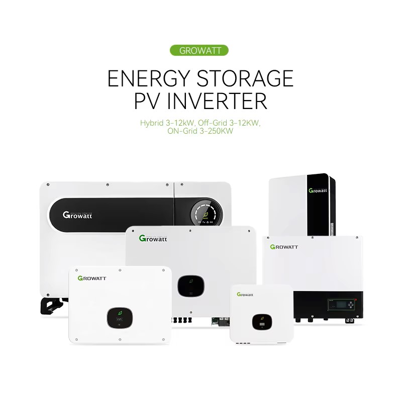 Growatt Hybrid Solar Inverter 48V 5Kw 6Kw 10Kw 12Kw 20Kw SPF 6000ES Output Frequency 50/60Hz
