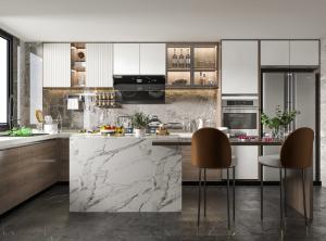 Quality Kitchen Furniture Full Lacquer Kitchen Cabinets for Apartments wholesale