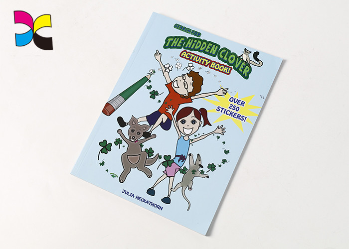 Educational Short Run Brochure Printing , Funny Coated Perfect Stitching Full Color Brochures