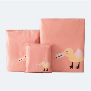 Quality Cartoon Home Travel Custom Plastic Bags Cosmetic Waterproof Zipper Bag wholesale