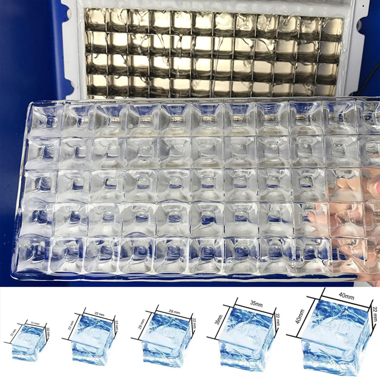 250kg Ice Storage Capacity Commercial Cube Ice Machine for Restaurant Bar Home Cooling
