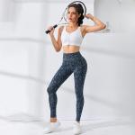 Summer high waist peach hip lift fitness pants women's sports stretch tight