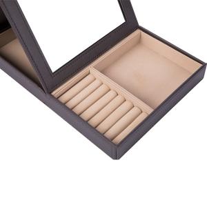 Quality PU Leather Rectangle Shape Jewelry Display Box wholesale