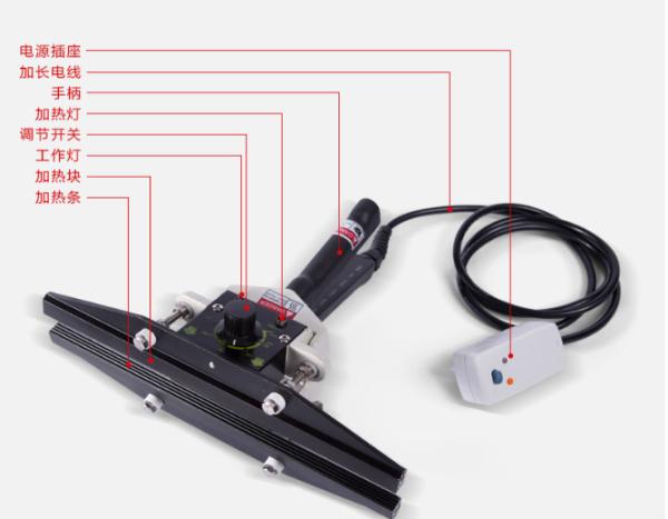 Direct-heat Impulse Sealing Machine Handheld Electric Composite Aluminum Foil