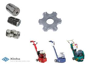 Quality Scarifiers Accessories 6 PT TCT Drum Cutters Concrete Multiplaners Attachments wholesale