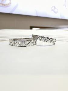 Quality 8.8g White Gold Couple Rings wholesale