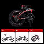 TORAY T800 Sava Folding Bike , Shimano R4700 carbon foldable bike