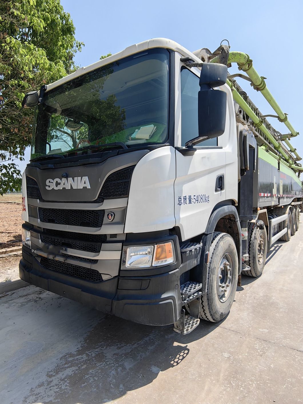 Heavy Equipment 2019 Zoomlion 63m Used Concrete Pump Truck