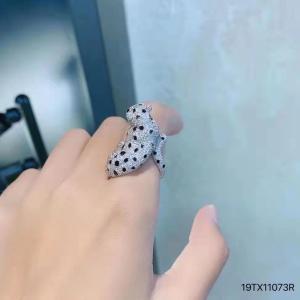 Quality Moissanite Sterling Silver 925 Diamond Ring White Gold Leopard Ring wholesale