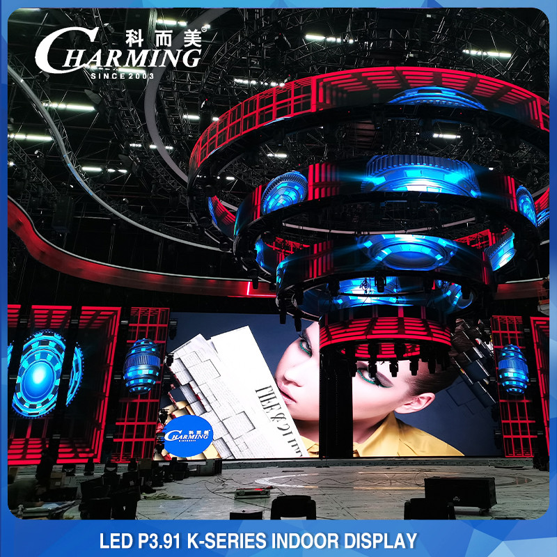 Light Weight P3.91 Indoor Rental Led Display For Stage Backdrop