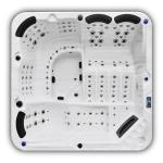 6 Person Acrylic Freestanding Massage Hot Tub Outdoor Whirlpool Spa Bathtub With