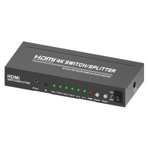 Quality 3840x2160 340Mhz 10.2Gbps 2x4 HDMI 4K Splitter wholesale