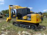 Komatsu PC130 Second Hand Mini Digger 125000Kg 0.55M3 Hydraulic Crawler