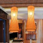 Modern jute pendant lights For Living room Bedroom Restaurant Lighting Fixtures