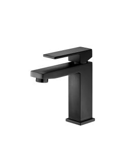 Quality Fingerprint Proof Wash Basin Faucet Countertop Matte Black Sink Tap wholesale