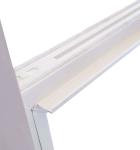 Sliding UPVC Double Hung Window Ventilator 30X60 Vinyl Glass