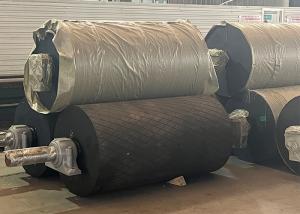 Quality ISO Conveyor Carrier Roller Belt Head Pulley In Conveyor 20mm Rubber Lining wholesale